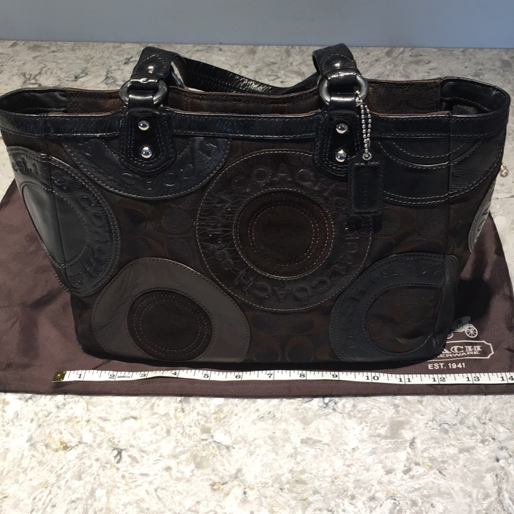 Authentic Coach patchwork bag - Picture 7 of 8